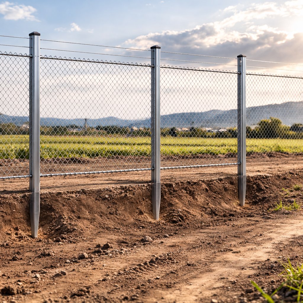 Sekizgen Çelik Kazık Üretimi